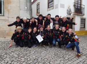 Die gut gelaunte deutsche Mannschaft der Jugend-EM 2013