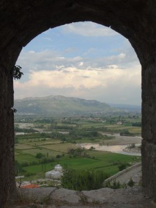 Blick auf das Umland von Shkodër